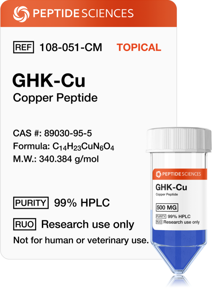 GHK-Cu 500mg (Copper Peptide) (Topical)